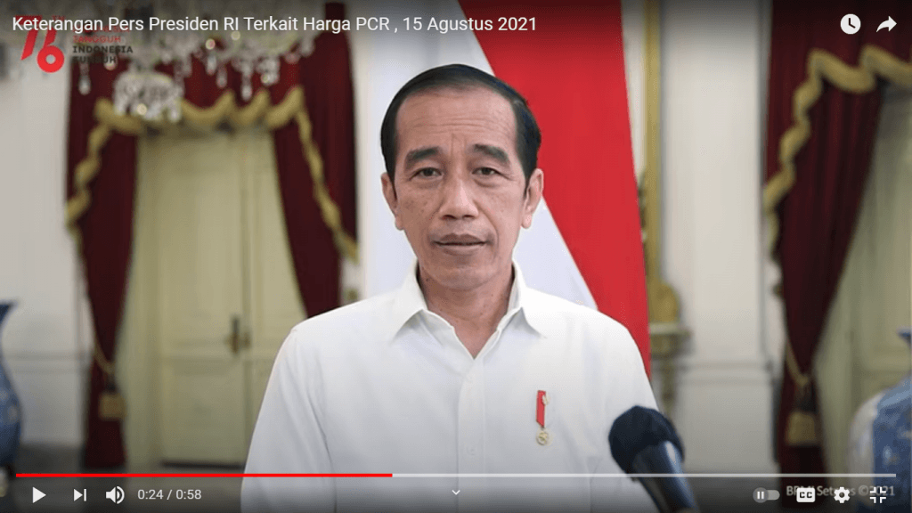 Kabar Gembira! Jokowi Turunkan Harga PCR