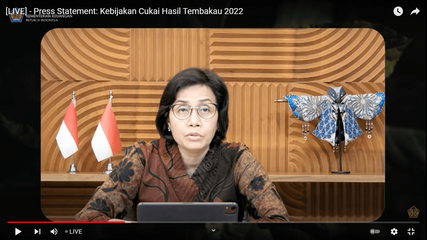 Perokok Tak Berkurang Selama Pandemi, Sri Mulyani Naikkan Cukai