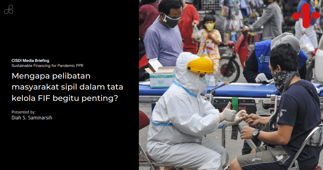 Dana Antisipasi Pandemi Rilis, Keterlibatan Masyarakat Sipil Jadi Andalan