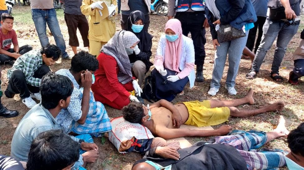 Pemda Berikan Bantuan untuk Kedatangan Pengungsi Rohingya Terbaru di Aceh Besar