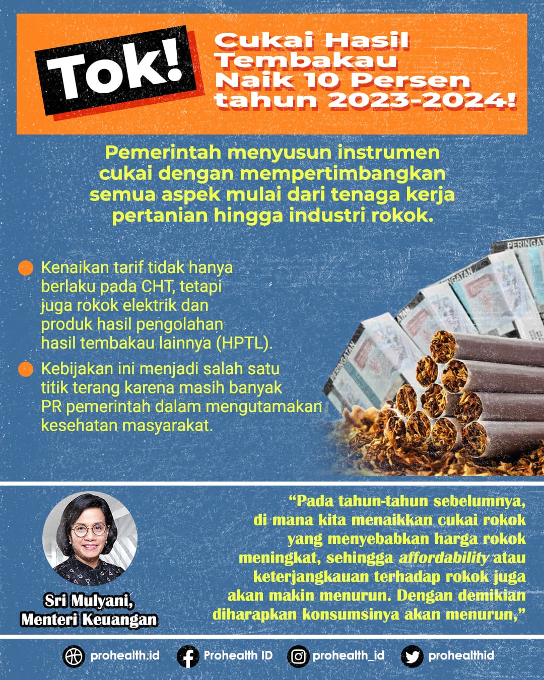Tok! Cukai Hasil Rokok Naik