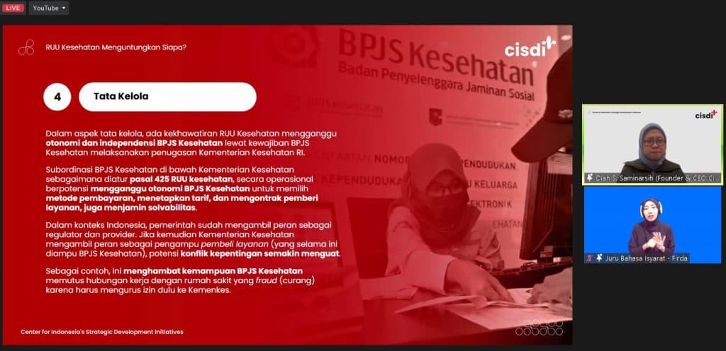 RUU KESEHATAN: Kurang Transparan, Ini Ternyata Daftar Inventarisasi Masalah