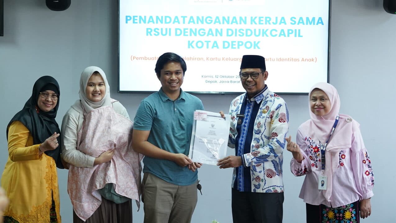 RSUI Layani Pembuatan Akta Kelahiran, Kartu Keluarga, dan Kartu Identitas Anak