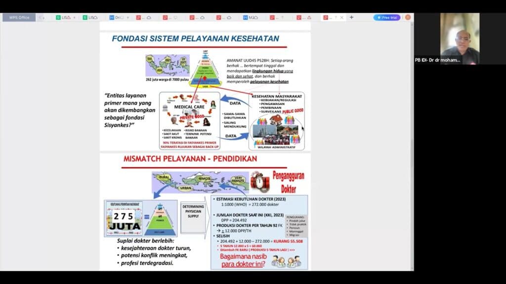 Konferensi pers IDAI sebagai respon terhadap Debat Capres Kelima, Selasa, 6 Februari 2024. Dok.Prohealth.id