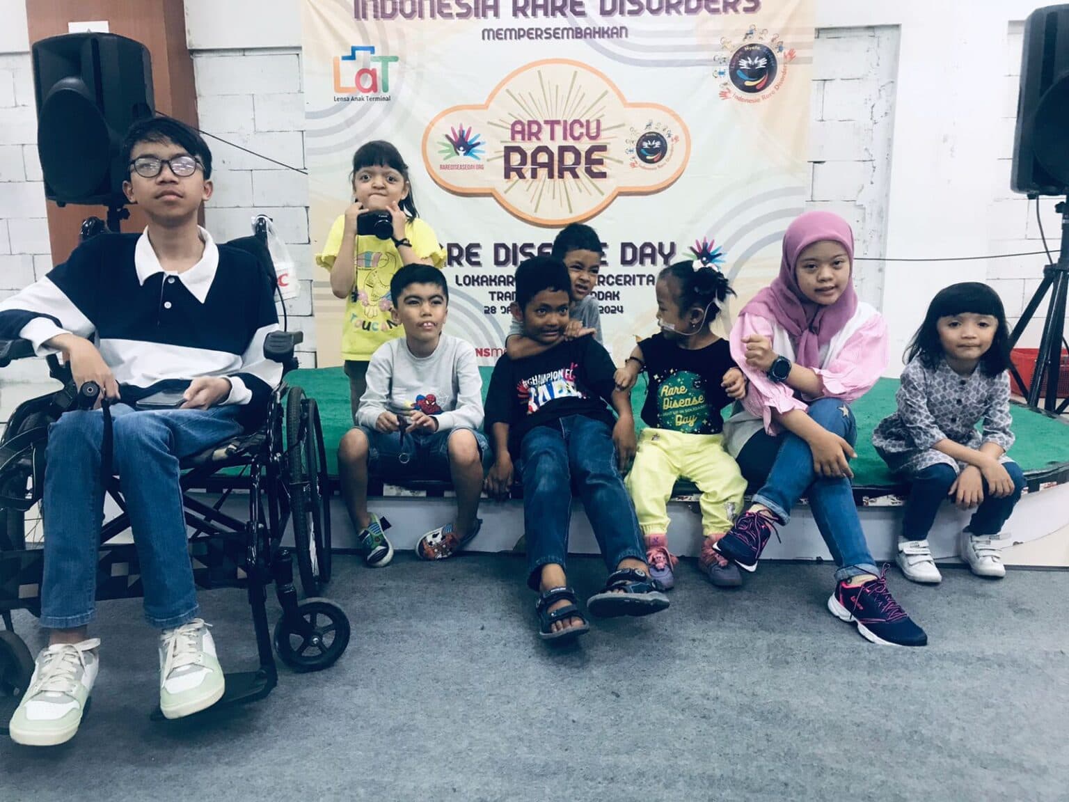 Lokakarya Foto Bercerita bertema Aku Bisa di i Transmart Cilandak, 28 Januari 2024. Dok Komunitas Penyakit Langka