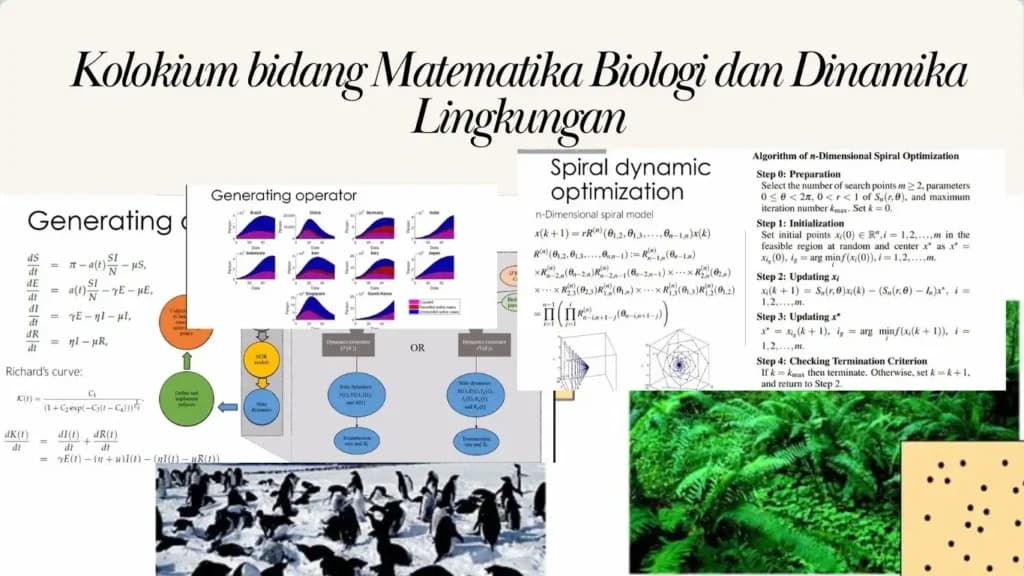 Webinar Kolokium bidang Matematika Biologi dan Dinamika Lingkungan, Rabu, 27 Maret 2024.