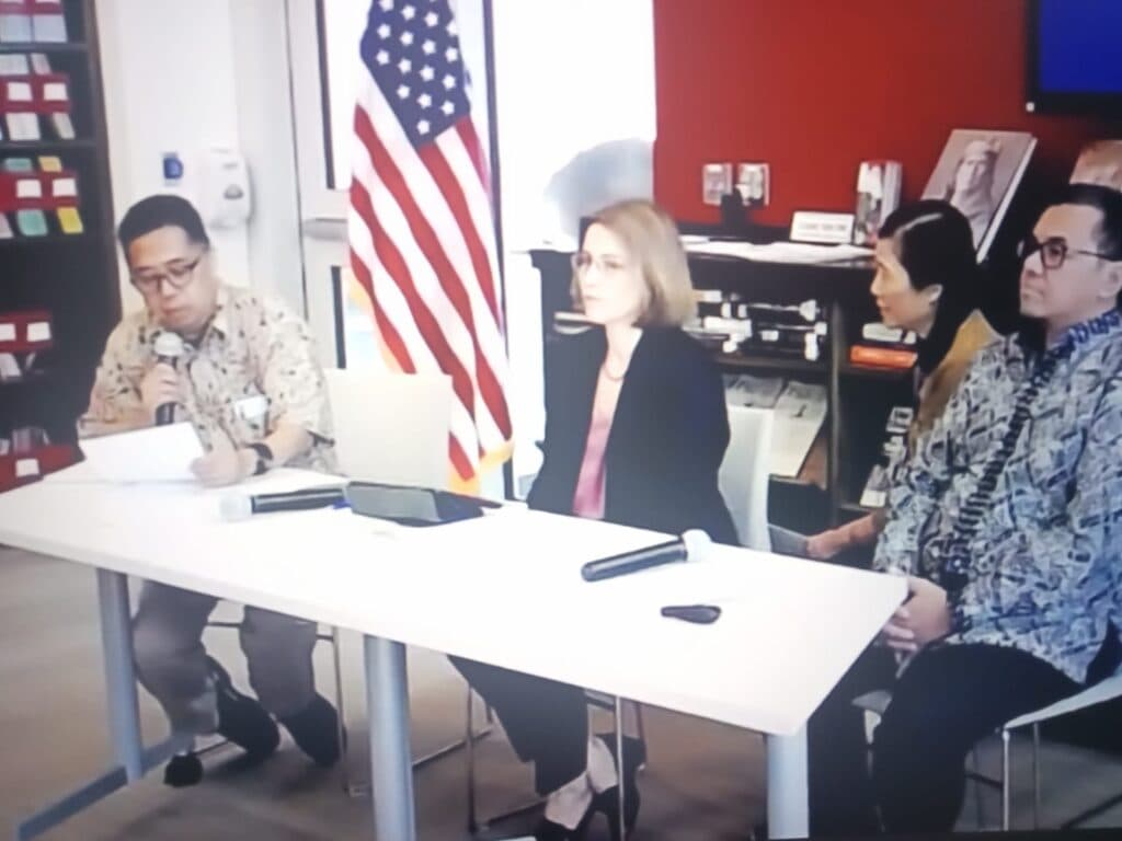 Konferensi pers Kedutaan Besar Amerika Serikat perihal Tuberkolosis di Indonesia. Dok. Prohealth.id