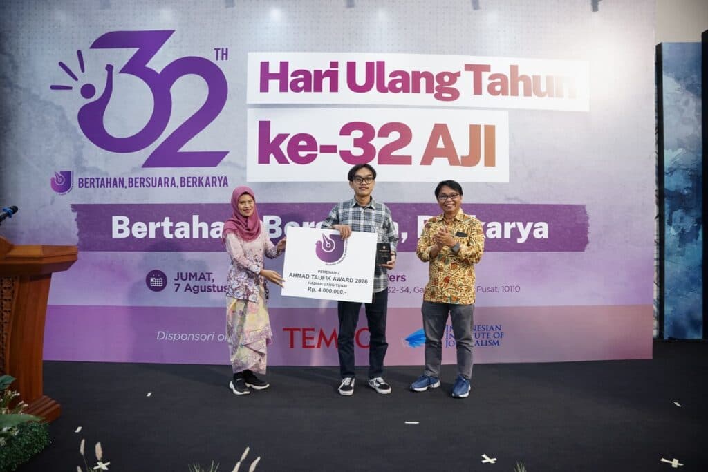 Jurnalis Persma Didaktika UNJ Raih Ahmad Taufik Award dari AJI