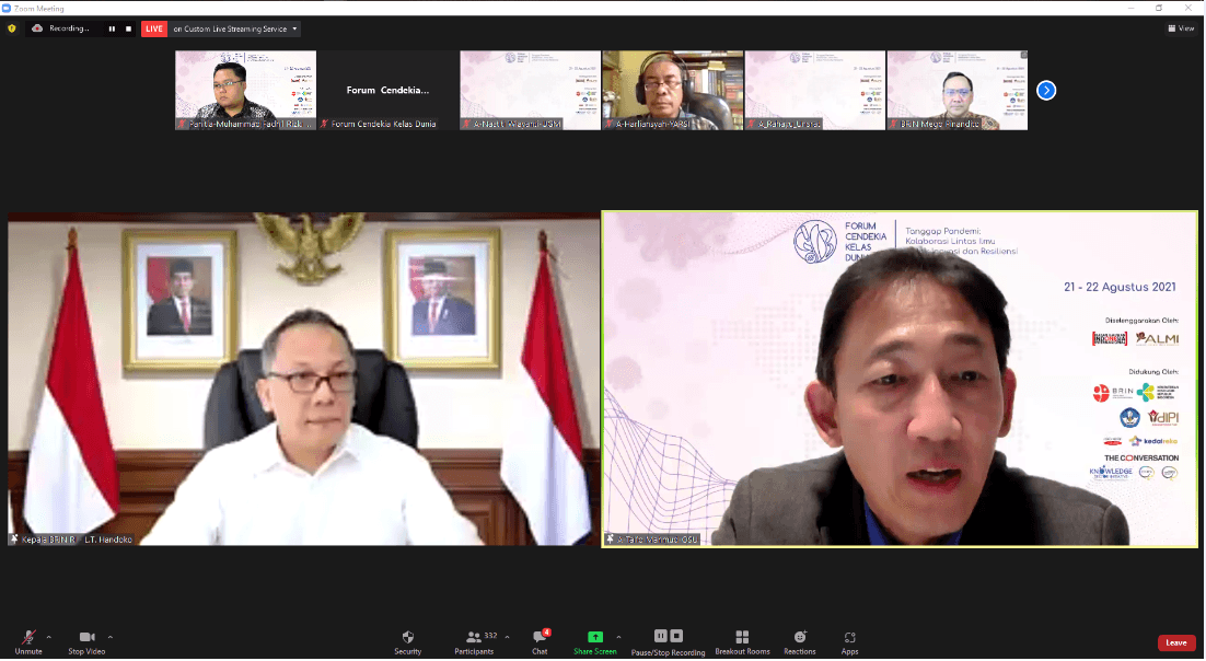 Forum Cendekia Kelas Dunia Hasilkan Upaya Atasi Covid-19
