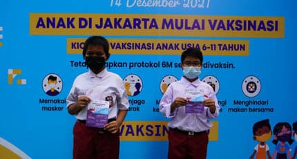 Vaksinasi Anak Sudah Dimulai dengan Sinovac