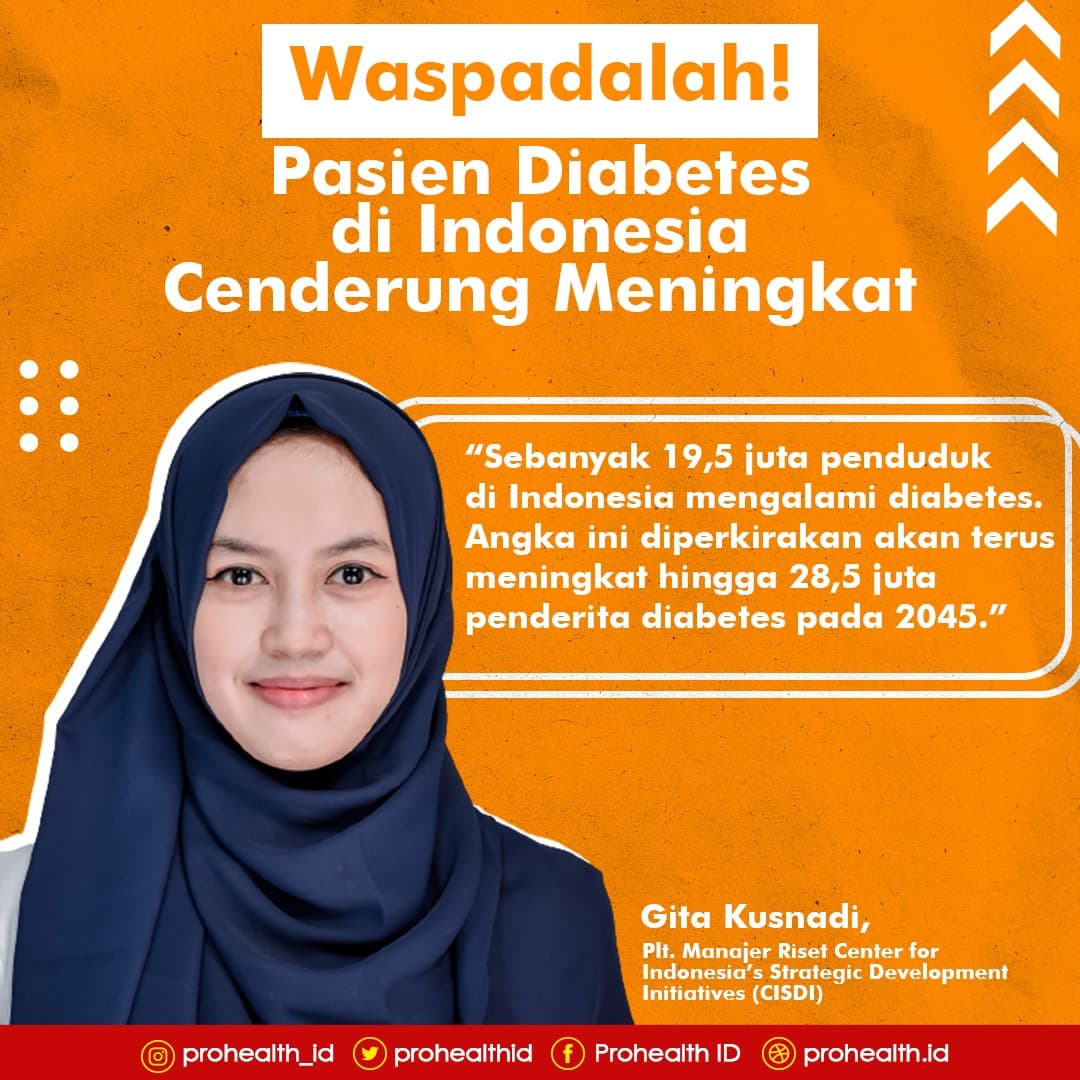 Waspadalah! Pasien Diabetes di Indonesia Cenderung Meningkat