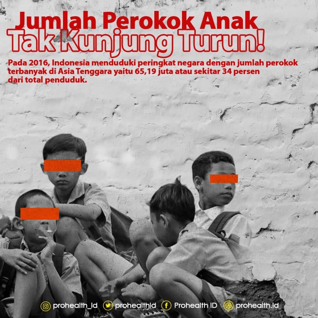 Jumlah Perokok Anak Tak Kunjung Turun!