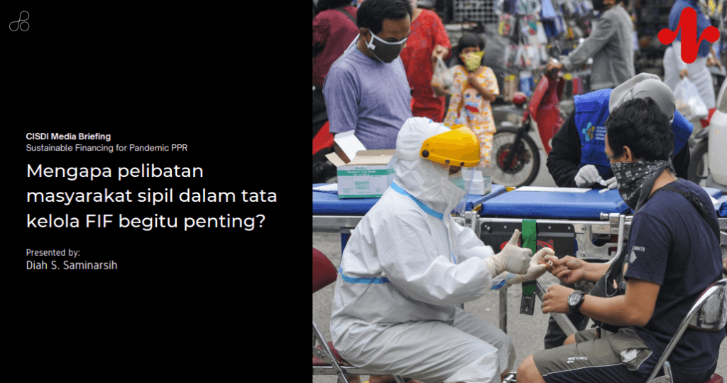 Dana Antisipasi Pandemi Rilis, Keterlibatan Masyarakat Sipil Jadi Andalan