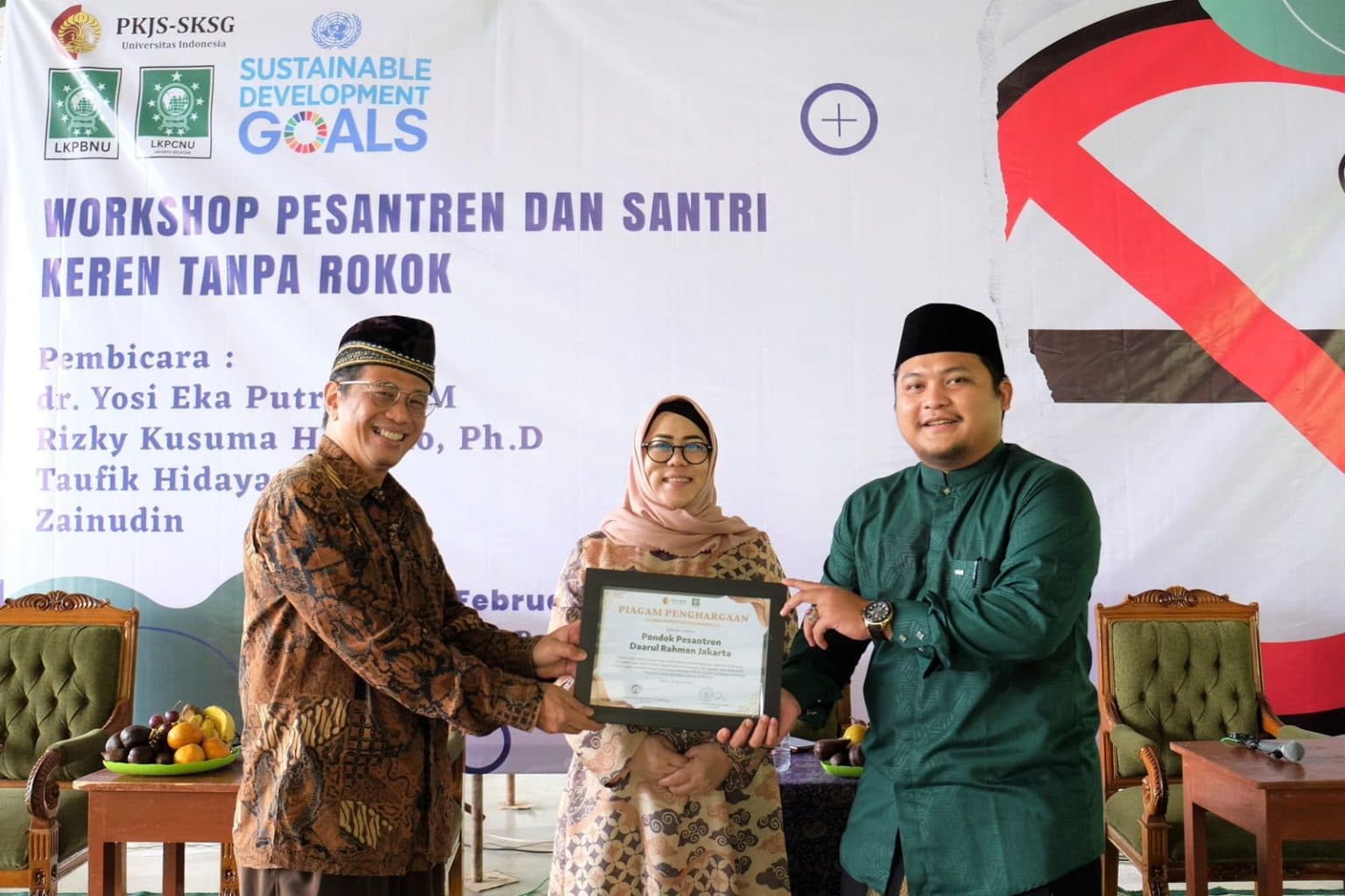 NU dan Pesantren di Jakarta Deklarasi Pengendalian Konsumsi Rokok