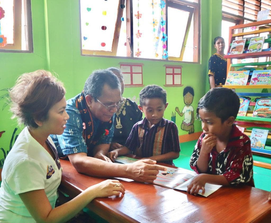 Taman Bacaan Pelangi Resmikan Perpustakaan ke-250 di NTT