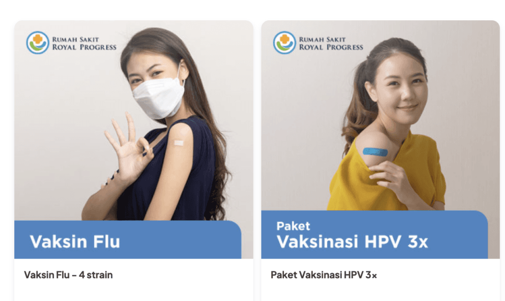 Vaksin di RS Royal