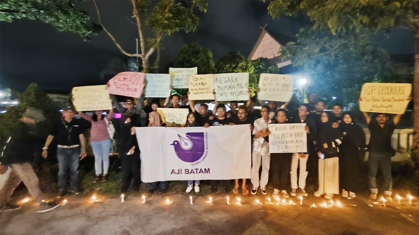 AJI Batam Kecam Intimidasi Permintaan Takedown Berita Batam Blackout